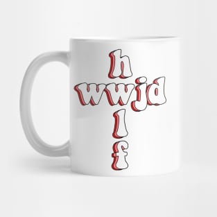 wwjd x hwlf Mug